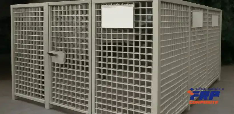 أسوار الحماية من فيبرجلاس GRP