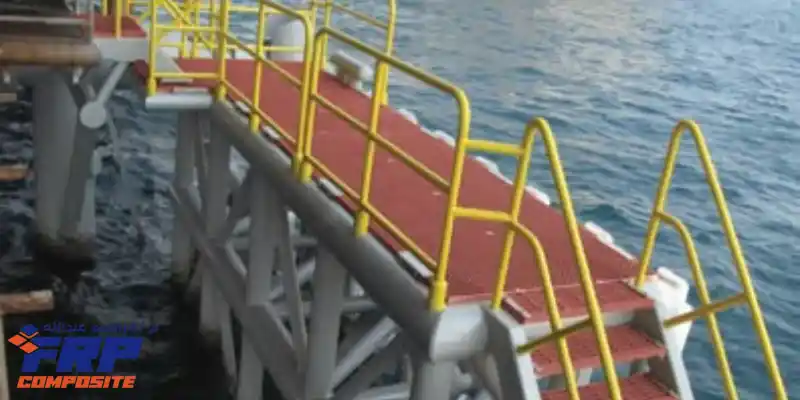 سلالم الحمايه من الفايبرجلاس